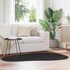 vidaXL Teppich HUARTE Schwarz 120 x 170 cm Polyester