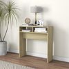 vidaXL Konsolentisch Sonoma-Eiche 78x30x80 cm Holzwerkstoff