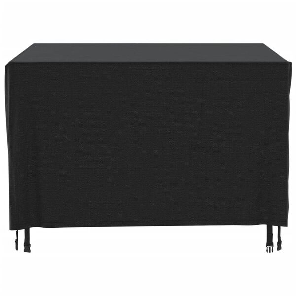 vidaXL Gartenm&ouml;bel-Abdeckungen 2 Stk. Schwarz 135x135x90cm Wasserdicht