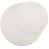 vidaXL Teppich IZA Kurzflor Skandinavischer Look Creme &Oslash; 160 cm