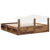 vidaXL Bettrahmen Altholz 200 x 200 cm Massives Kiefernholz