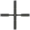 vidaXL Esstischbein in Spinnenform Anthrazit 85x85x(72-73) cm Stahl