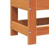 vidaXL Gartenhocker Wachsbraun 62x30x32 cm Massivholz Kiefer