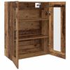 vidaXL Wandmontierte Schr&auml;nke 2 pcs Altholz 69,5 x 34 x 90 cm