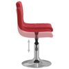 vidaXL Barhocker Weinrot Samt