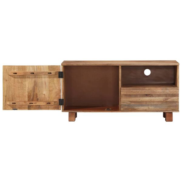 vidaXL TV-Schrank 90x30x45 cm Massivholz Mango