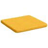 vidaXL Sitzkissen 4 pcs Helles Gelb 40 x 40 x 3 cm Cordstoff