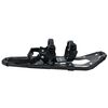 vidaXL 3 in 1 Schneeschuhe Schwarz 21 Zoll Aluminium und HDPE