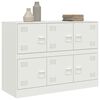 vidaXL Sideboard Wei&szlig; 99x39x73 cm Stahl