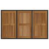 vidaXL Garten Essgruppe 7 pcs Schwarz Poly-Rattan