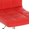 vidaXL Esszimmerst&uuml;hle 6 Stk. Drehbar Rot Kunstleder