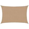 vidaXL Sonnensegel 160 g/m&sup2; Taupe 2x2,5 m HDPE