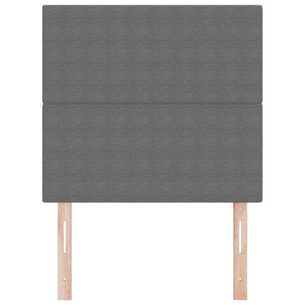 vidaXL Kopfteil mit Kopfteil Hellgrau 80 cm Kunstleder