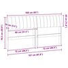 vidaXL Gepolstertes Kopfteil Taupe 160 cm Massives Kiefernholz