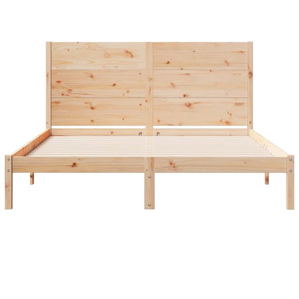 vidaXL Massivholzbett Extra Lang ohne Matratze 160x220 cm