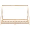 vidaXL Kinderbett 80x200 cm Massivholz Kiefer