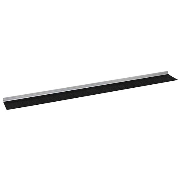 vidaXL Selbstklebende T&uuml;rb&uuml;rstendichtungen 6 pcs Silber 100 cm