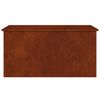 vidaXL Au&szlig;enlagerbox Rostig 100 x 50,5 x 50 cm Stahl