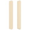 vidaXL Kopfteil mit Ohren Creme 183x16x118/128 cm Stoff