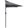 vidaXL Garten-Sonnenschirm Anthrazit 294 x 150 x 224 cm