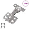 vidaXL Scharnier 257 stk. Nickel 85 x 52,5 x 9,5 mm Eisen