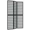 vidaXL 3-tlg. Paravent Japanischer Stil Faltbar 120x170 cm Schwarz