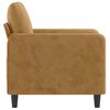 vidaXL Sessel Braun 60 cm Samt