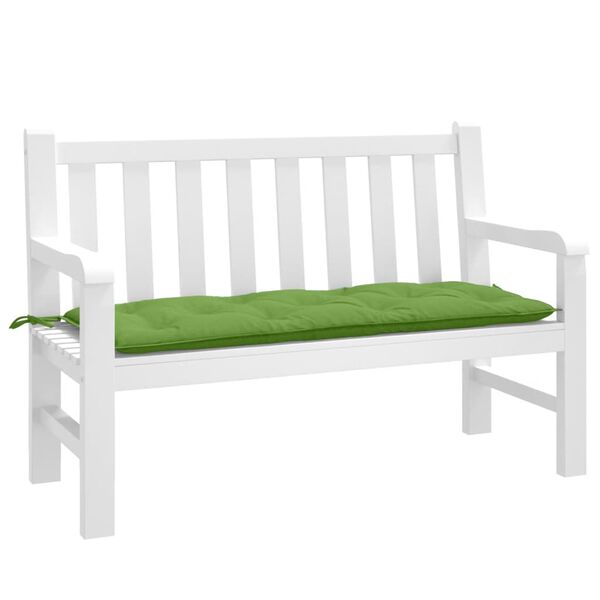vidaXL Gartenbank-Auflage Melange Gr&uuml;n 120x50x7 cm Stoff