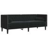 vidaXL Sofa Schwarz 194 x 74,5 x 70,5 cm Samt