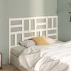 vidaXL Bett-Kopfteil Wei&szlig; 141x4x104 cm Massivholz Kiefer