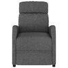 vidaXL Relaxsessel Dunkelgrau Stoff