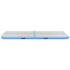 vidaXL Aufblasbare Gymnastikmatte mit Pumpe 700x100x10 cm PVC Blau