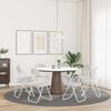 vidaXL Klappstuhl 8 pcs Wei&szlig; 48 x 43,5 x 81 cm Kunstleder
