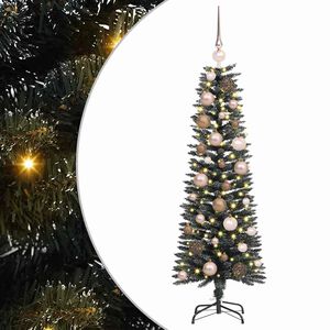 vidaXL K&uuml;nstlicher Weihnachtsbaum mit 150 LEDs mit St&auml;nder Gr&uuml;n 120 cm