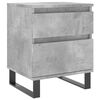 vidaXL Nachttisch Betongrau 40x35x50 cm Holzwerkstoff