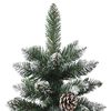 vidaXL K&uuml;nstlicher Weihnachtsbaum mit 300 LEDs mit St&auml;nder Gr&uuml;n 210 cm