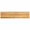 vidaXL Treppenstufen 2 Stk. Hellbraun 110x25x2 cm Massivholz Eiche