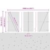 vidaXL Zaunpfosten Grau 100 x 1,2 m (13 mm Maschenabstand)