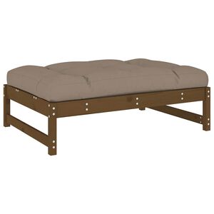 vidaXL Gartenhocker Honigbraun 120x80 cm Massivholz Kiefer