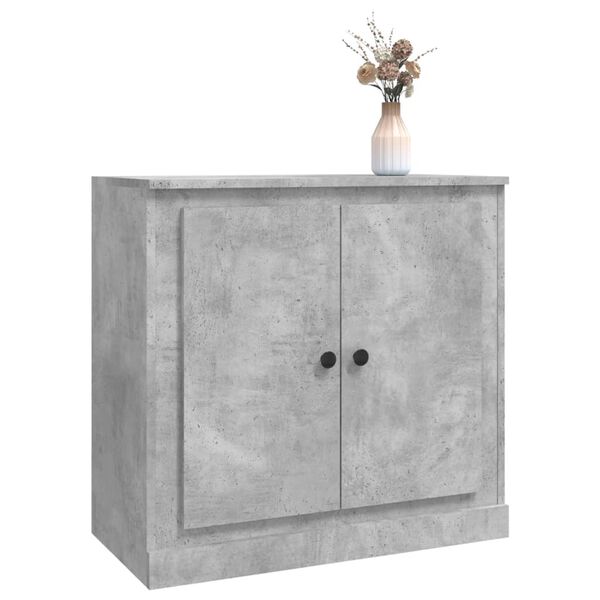 vidaXL Sideboard Betongrau 70x35,5x67,5 cm Holzwerkstoff