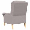 vidaXL Sessel Hellgrau 76 x 94 x 102 cm Weiches Sherpa-Gewebe