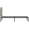 vidaXL Bettgestell ohne Matratze 75x190 cm Sonoma-Eiche Holzwerkstoff