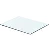 vidaXL Regalboden Glas Transparent 40 cm x 25 cm