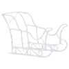 vidaXL Weihnachtsdekoration Rentiere & Schlitten 280x28x55 cm Acryl
