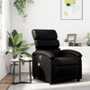 vidaXL Massage-Relaxsessel, Kunstleder, Schwarz