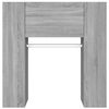 vidaXL Flurschrank Grau Sonoma 97,5x37x99 cm Holzwerkstoff