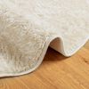 vidaXL Teppich ISTAN Hochflor Gl&auml;nzend Creme &Oslash; 80 cm