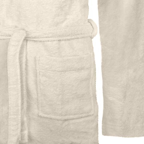 vidaXL Bademantel KINN Creme M Baumwolle