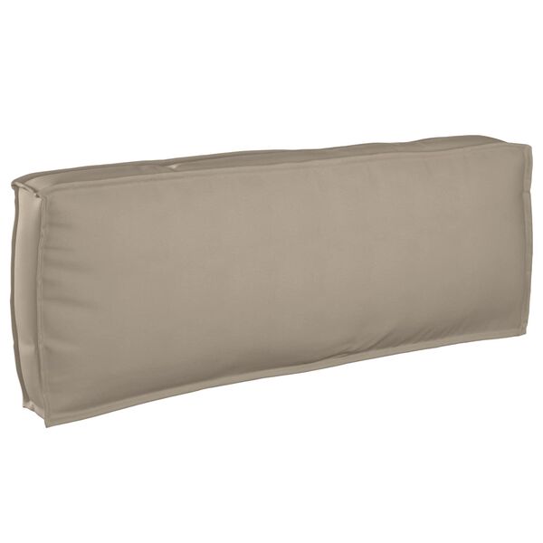 vidaXL Sofa Set mit Kissen Taupe 133 x 92 x 69 cm Massivholz Akazie