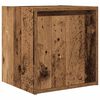 vidaXL Wand-Nachttisch Altholz-Optik 38x34x40 cm